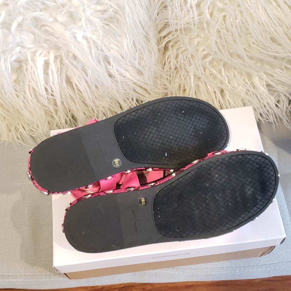 Neon Pink Sandals - Picture 4 of 5